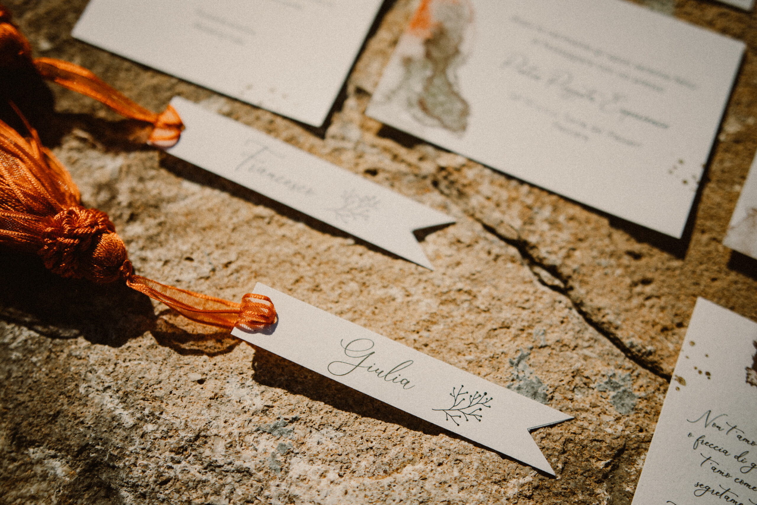 partecipazione di matrimonio terra