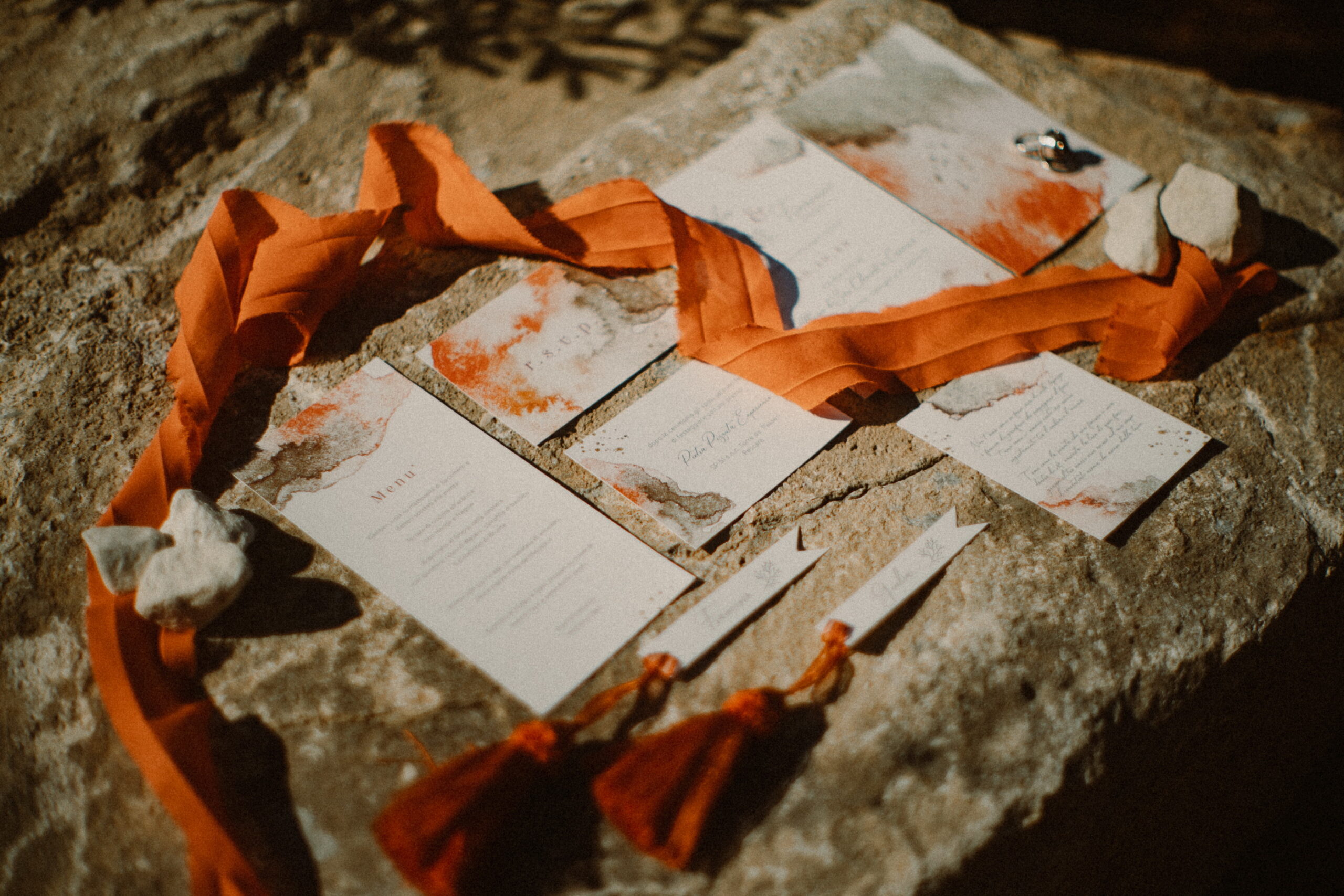 partecipazione di matrimonio terra
